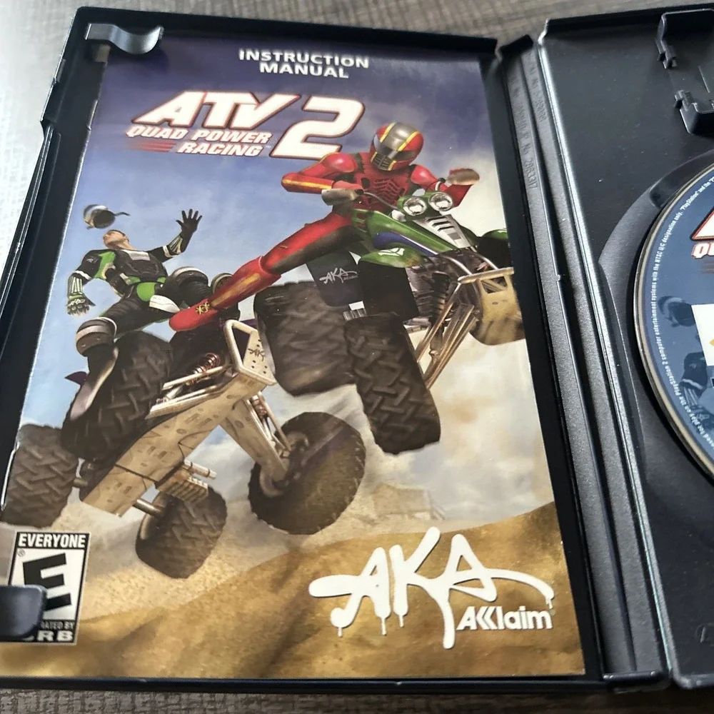 ATV Quad Power Racing 2 PlayStation 2 PS2 w/ Manual